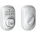 thumbnail image 1 of Schlage Be365-Ply Plymouth Electronic Keypad Single Cylinder Deadbolt - Chrome, 1 of 7