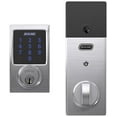 thumbnail image 1 of SCHLAGE BE469ZP CEN 626 Connect Smart Deadbolt With Alarm Inbuilt Century Trim In Satin Chrome, 1 of 7