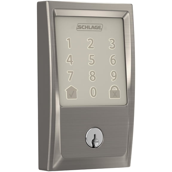 Schlage BE489WBCEN Encode WiFi Enabled Deadbolt - Nickel