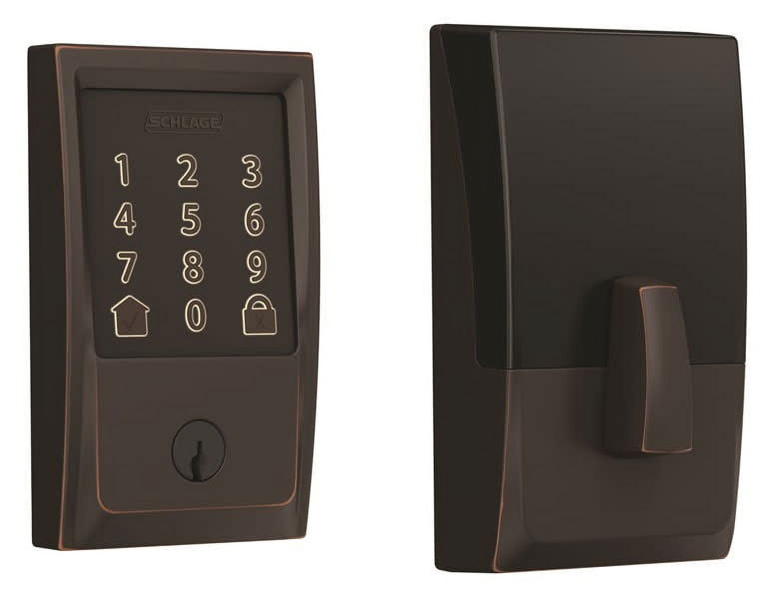 Schlage Be489wb-Cen Encode Wifi Enabled Electronic Keypad Deadbolt ...