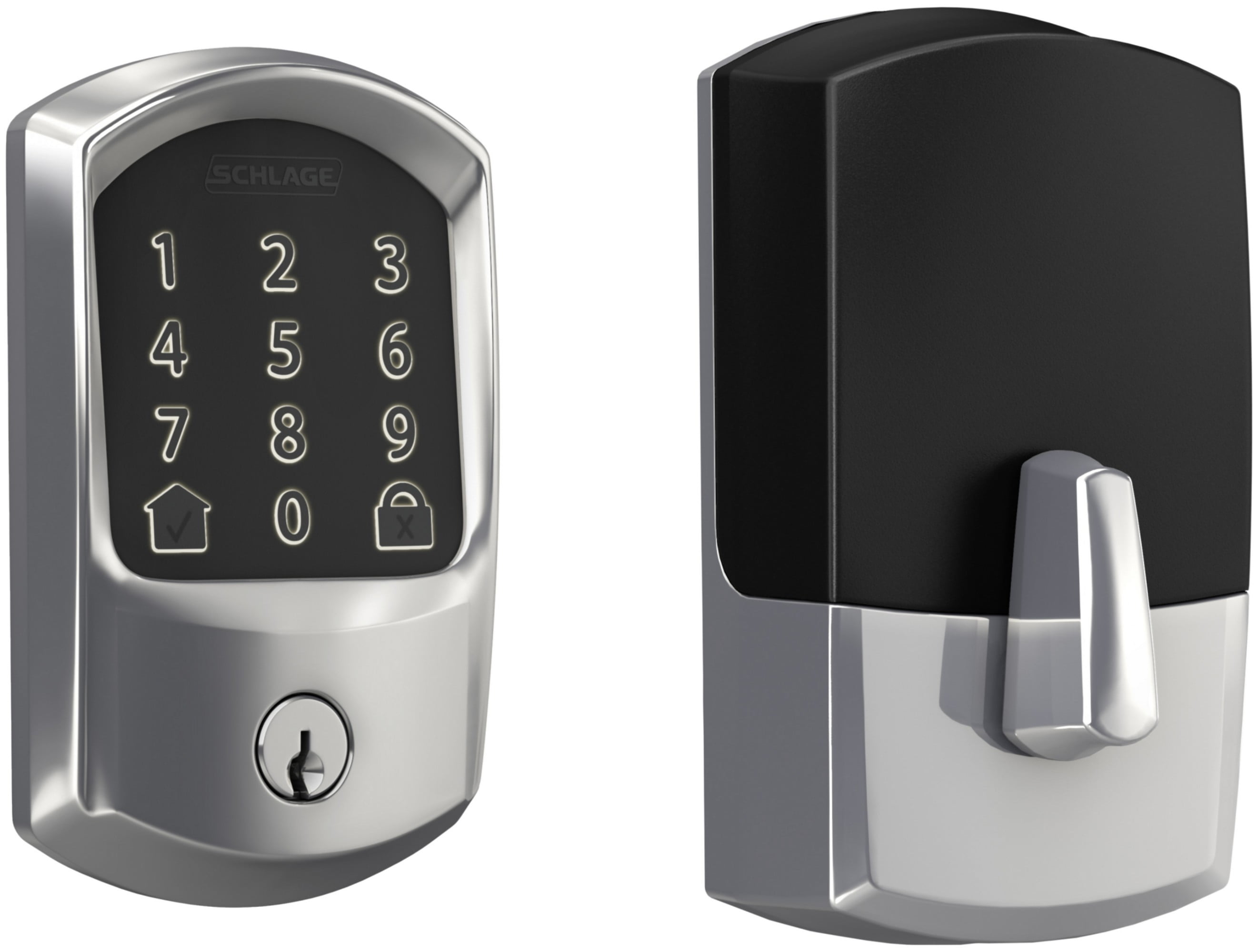 Schlage Be489wb-Grw Encode Wifi Enabled Electronic Keypad Deadbolt ...