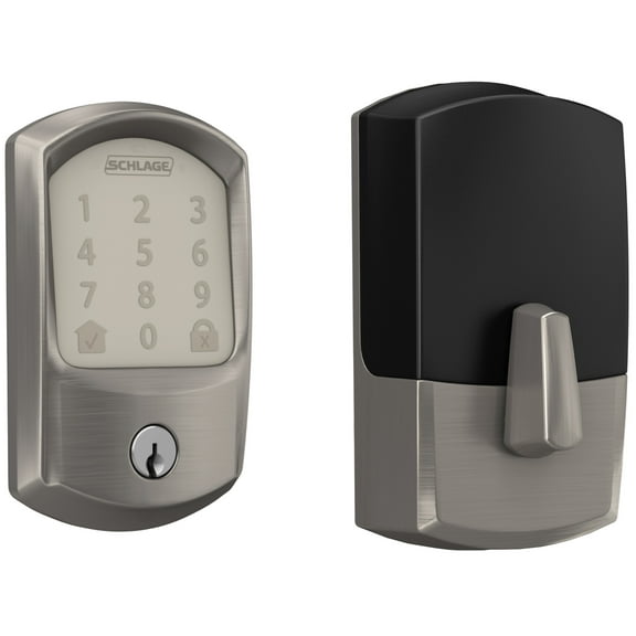 Schlage Be489wb-Grw Encode Wifi Enabled Electronic Keypad Deadbolt - Nickel