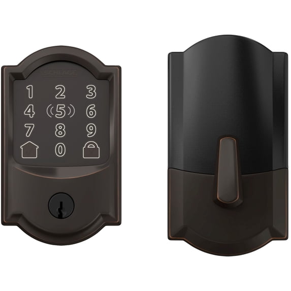 Schlage Be499wb-Cam Encode Plus Camelot Touchscreen Electronic Deadbolt - Bronze