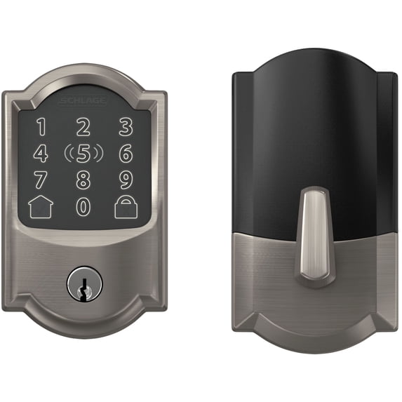 Schlage Be499wb-Cam Encode Plus Camelot Touchscreen Electronic Deadbolt - Nickel