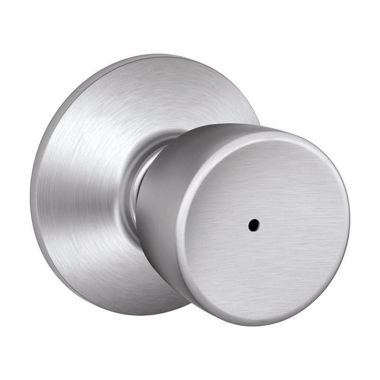 Schlage Bell Satin Chrome Entry Lockset ANSI Grade 2 1-3/4 in.