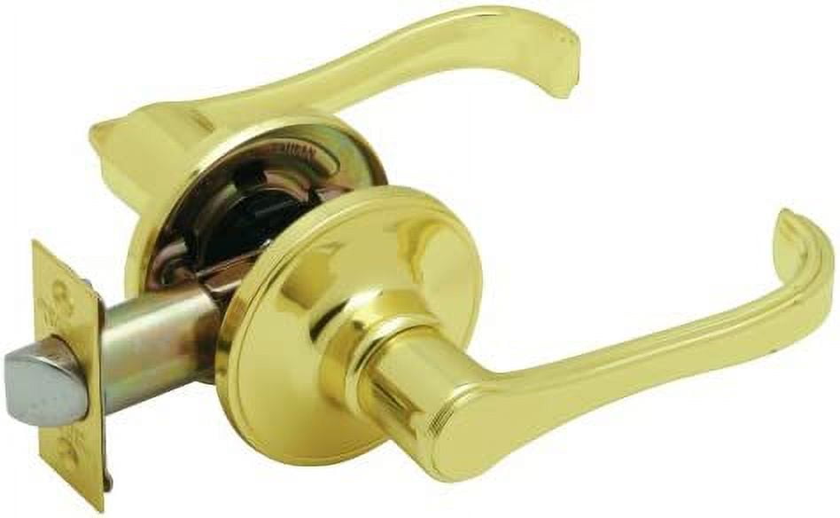 Schlage Bright Brass Torino Passage Levers J10VTOR605