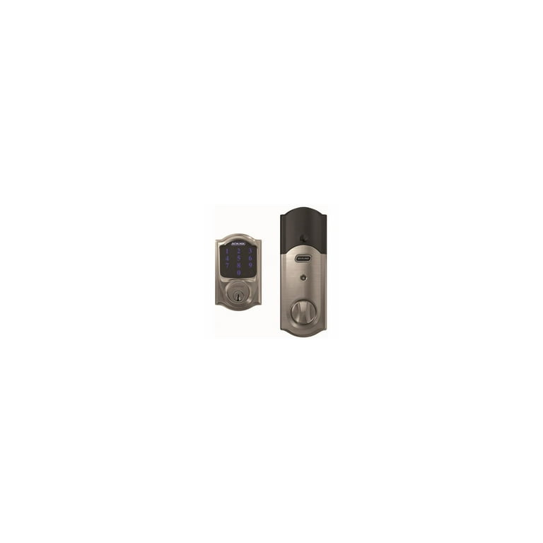 Schlage Connect Touchscreen Electronic Deadbolt Satin Nickel