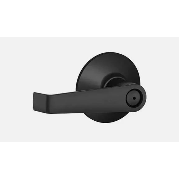 Schlage Elan Privacy Door Lever Set - F40 ELA 622 Matte Black