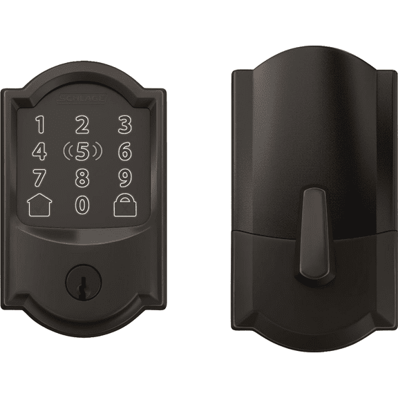 Schlage Encode Plus WiFi Enabled Electronic Deadbolt Lock - Single Pack  Construction & DIY Use, Standard Hardware Spec