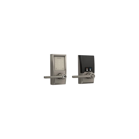 Schlage Encode Smart WiFi Privacy Door Lever Lockset - Pack of 2