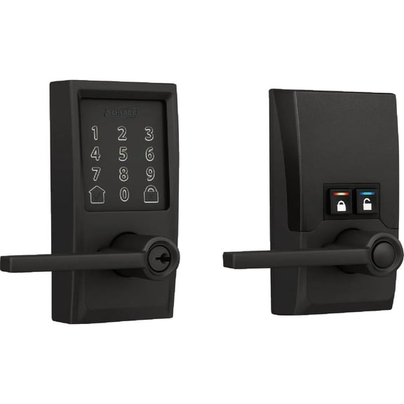 Schlage Encode Smart WiFi Privacy Door Lever Lockset - Pack of 4