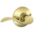 thumbnail image 1 of Schlage F10 ACC 605 Accent Passage Lever, Bright Brass, 1 of 7