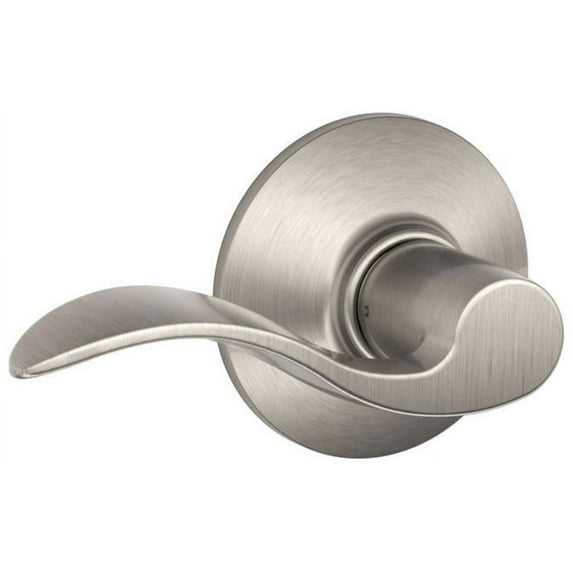 Schlage F10 ACC 619 Accent Hall and Closet Lever, Satin Nickel