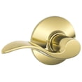 thumbnail image 1 of Schlage F10ACC505 Accent Passage Door Lever Set - Brass, 1 of 7
