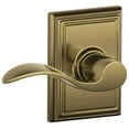 thumbnail image 1 of Schlage F10 Accent With Addison Passage Lock with 16080 Latch 10027 Strike Antique Brass Finish, 1 of 7
