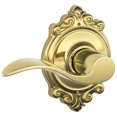 thumbnail image 1 of Schlage F10ACC505BRK Accent Passage Door Lever Set - Brass, 1 of 7