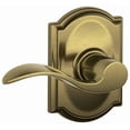thumbnail image 1 of Schlage F10-Acc-Cam Accent Passage Door Lever Set - Brass, 1 of 7