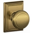 thumbnail image 1 of Schlage Residential F10 AND 609 ADD Andover Knob with Addison Rose Passage Lock with 16080 Latch and 10027 Strike Antique Brass Finish, 1 of 7