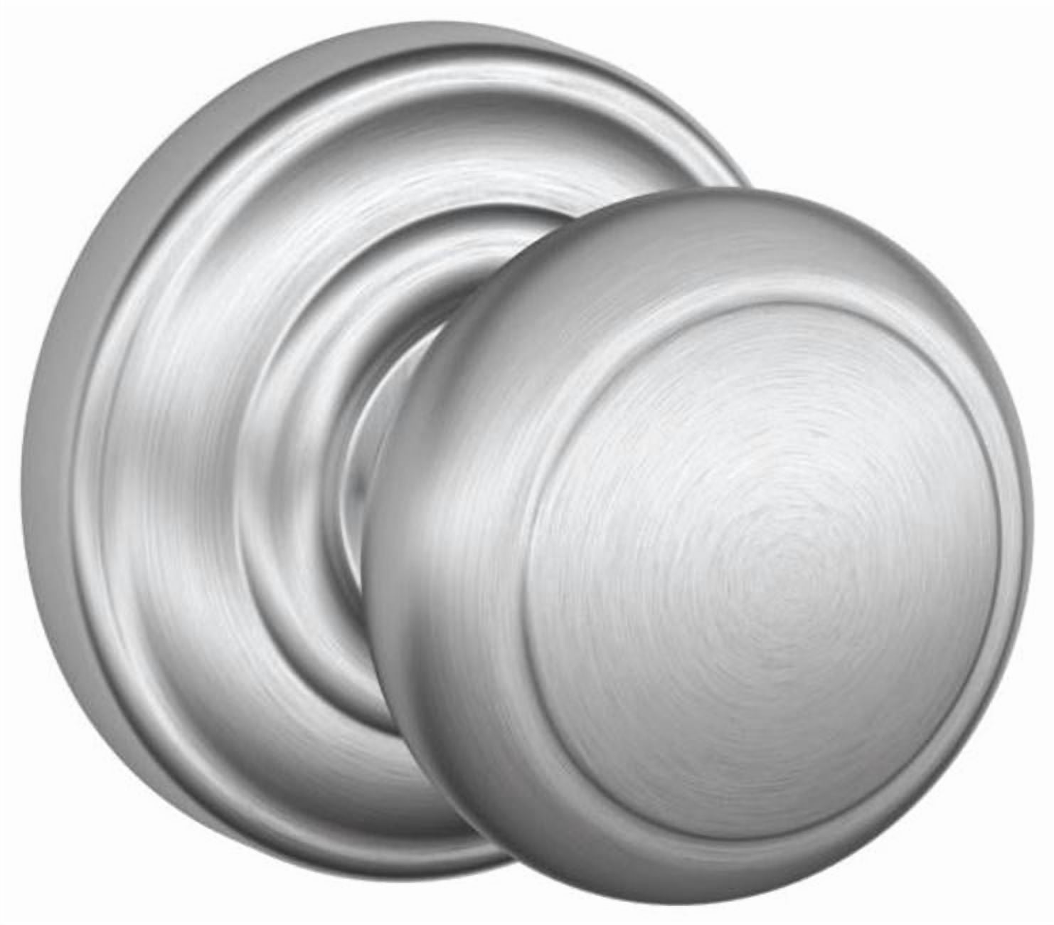 Schlage F10AND626AND Andover Passage Door Knob Set - Chrome