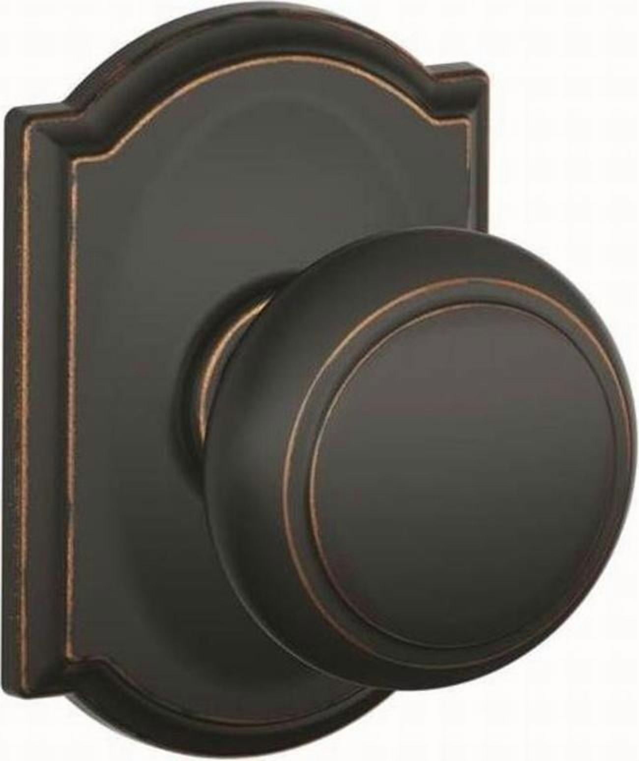 Schlage F10AND716CAM Andover Passage Door Knob Set - Bronze