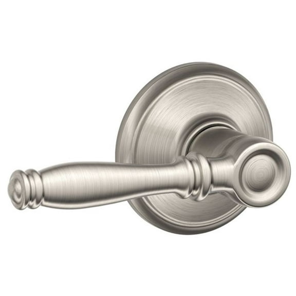 Schlage F10 BIR 619 16-080 10-027 Birmingham Hall and Closet Lever, Satin Nickel
