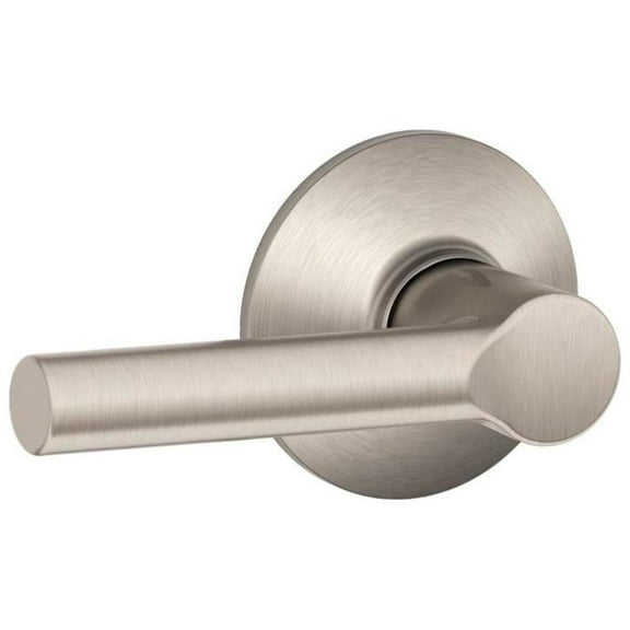 Schlage F10 BRW 619 Broadway Passage Lever, Satin Nickel
