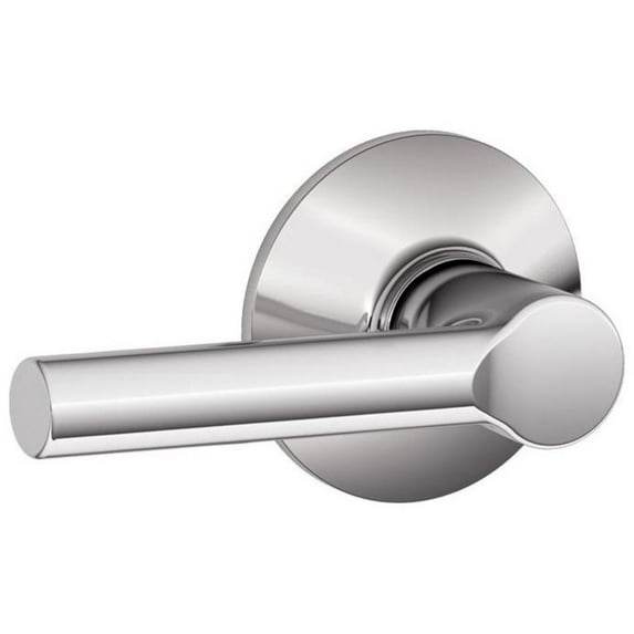Schlage F10 BRW 625 Broadway Passage Lever, Bright Chrome