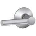thumbnail image 1 of Schlage F10-BRW Broadway Passage Door Lever Set from the F-Series, Satin Chrome, 1 of 5