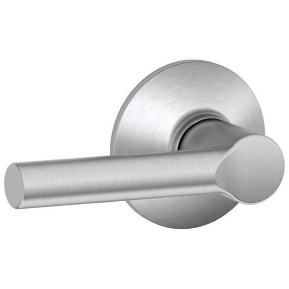 Schlage F10-BRW Broadway Passage Door Lever Set from the F-Series, Satin Chrome