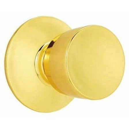 Schlage F10-Bel Bell Passage Door Knob Set - Brass