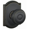 thumbnail image 1 of Schlage - F10 GEO 716 CAM - Light Duty Passage F-Series Knob Lockset, Aged Bronze Finish, 1 of 7
