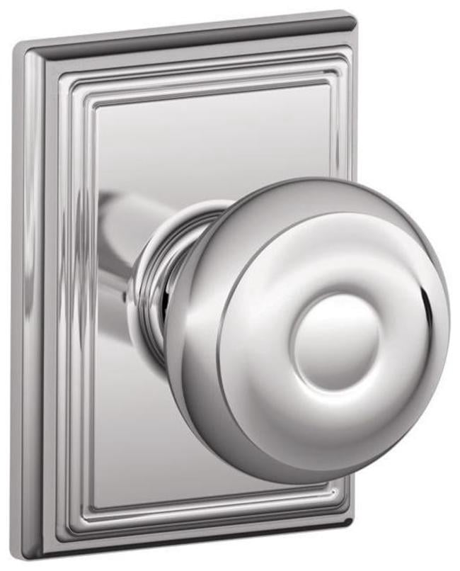 Schlage F10GEO625ADD Georgian Passage Door Knob Set - Chrome
