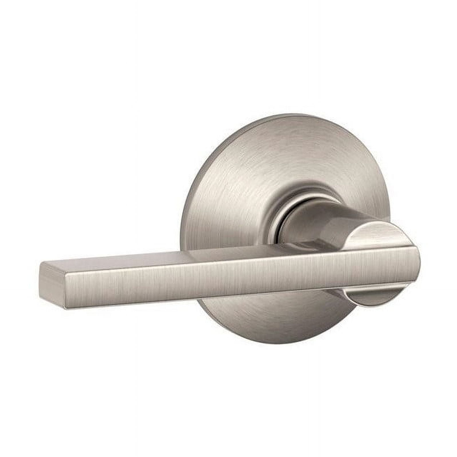 Satin Nickel Modern Passage Door Lever