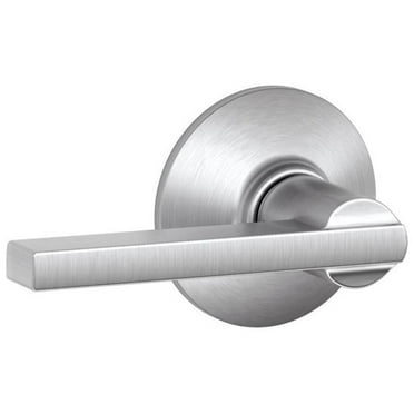 Schlage F10 LAT 626 Latitude Passage Lever, Satin Chrome