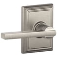 thumbnail image 1 of Schlage F10-LAT-ADD Latitude Reversible Passage Door Leverset with Decorative Ad, Satin Nickel, 1 of 4