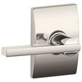 thumbnail image 1 of Schlage F10-Lat-Cen Latitude Passage Door Lever Set - Nickel, 1 of 7