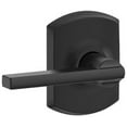 thumbnail image 1 of Schlage F10-Lat-Grw Latitude Passage Door Lever Set - Black, 1 of 7