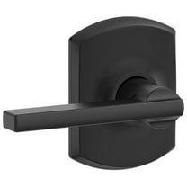 Schlage F10-Lat-Grw Latitude Passage Door Lever Set - Black