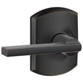 thumbnail image 1 of Schlage F10-Lat-Grw Latitude Passage Door Lever Set - Bronze, 1 of 7