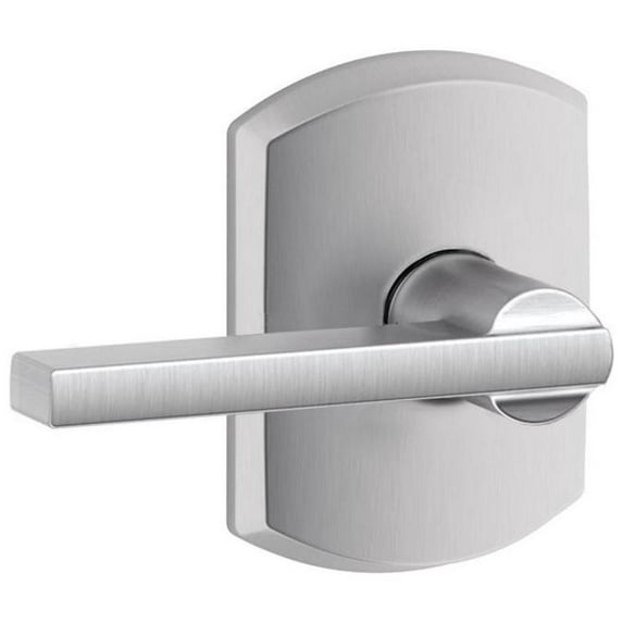 Schlage F10-Lat-Grw Latitude Passage Door Lever Set - Chrome