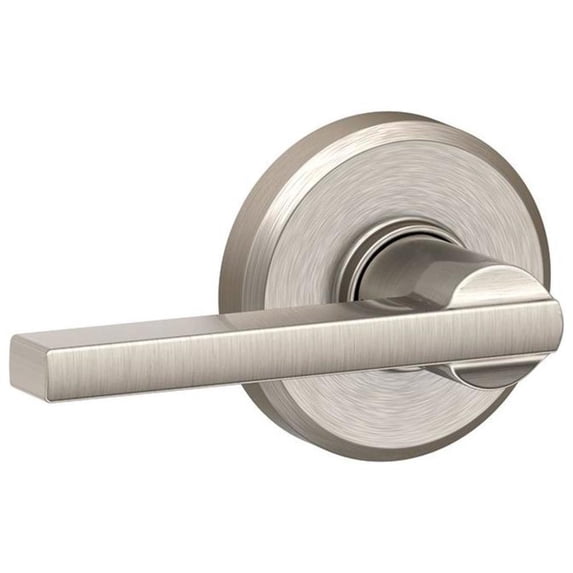 Schlage F10-Lat-Gsn Latitude Passage Door Lever Set - Nickel