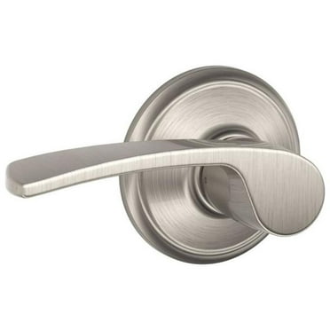 Schlage F10 MER 619 16-080 10-027 Merano Hall and Closet Lever, Satin Nickel