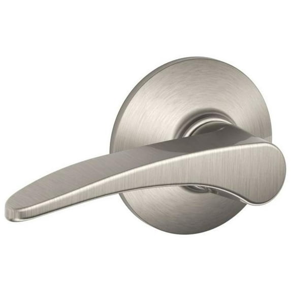 Schlage F10 Manhattan Passage Lock with 16080 Latch 10027 Strike Satin Nickel Finish