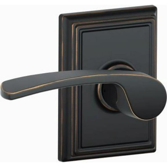 Schlage F10MER716ADD Schlage F10-MER-ADD Merano Passage Door Lever Set with Addison Trim