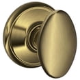 thumbnail image 1 of Schlage F10 SIE 609 16-080 10-027 Siena Hall and Closet Knob, Antique Brass, 1 of 7