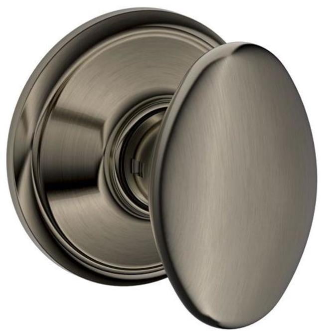 Schlage F10 SIE 620 16-080 10-027 Siena Hall and Closet Knob, Antique Pewter