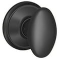 thumbnail image 1 of Schlage F10 SIE 622 16-080 10-027 Siena Hall and Closet Knob, Matte Black, 1 of 7