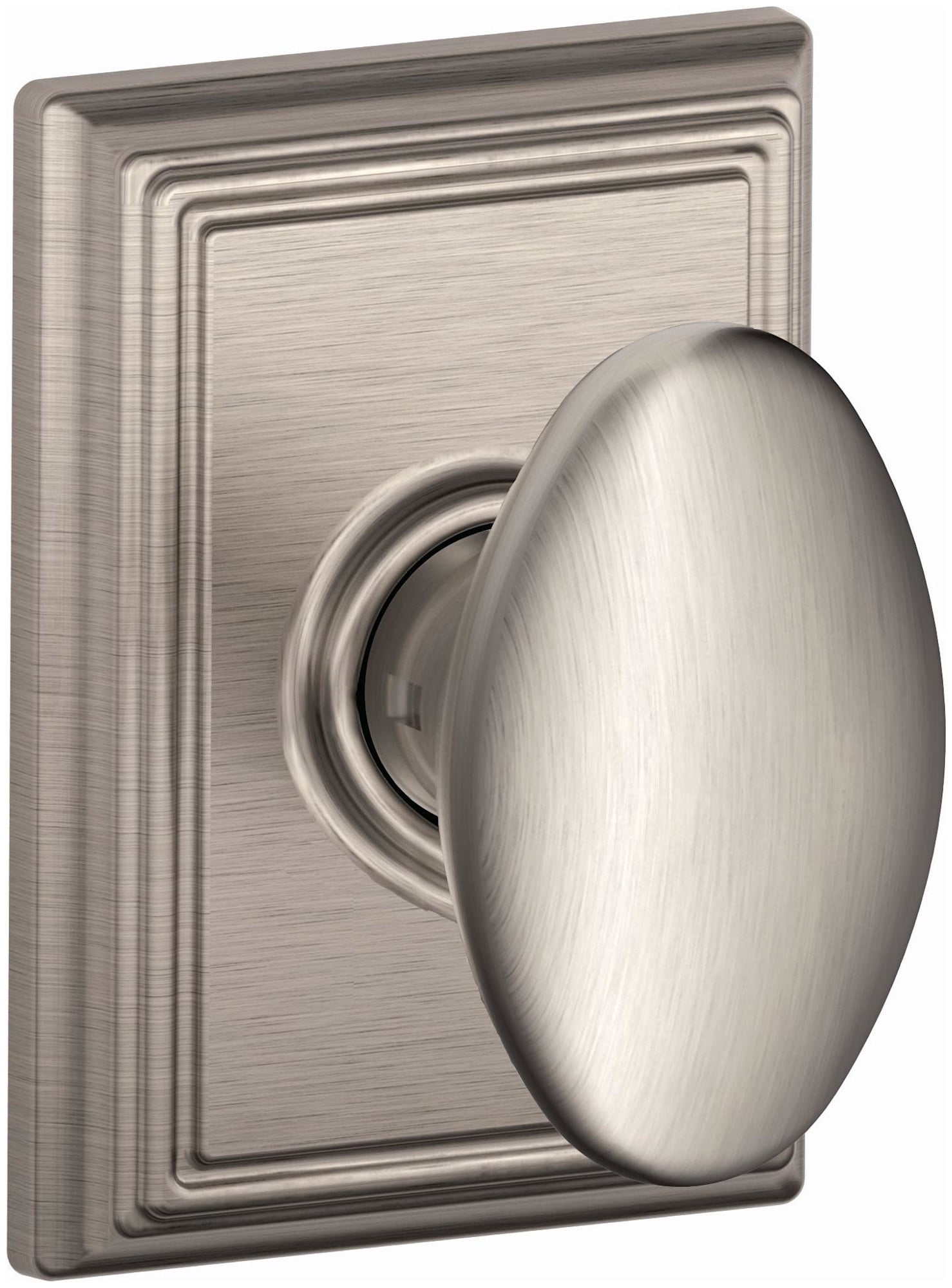 Schlage F10SIE619ADD Siena Passage Door Knob Set - Nickel