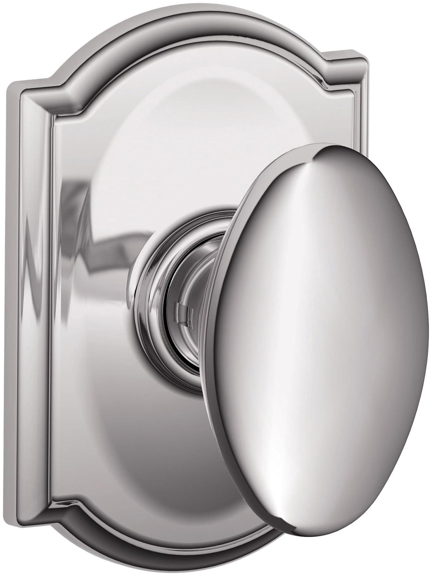 Schlage F10SIE625CAM Siena Passage Door Knob Set - Chrome
