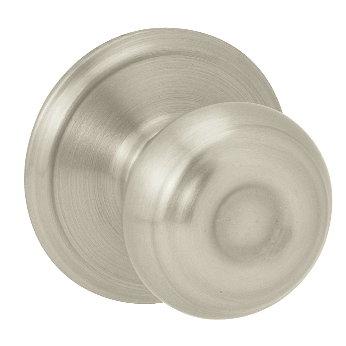 Schlage F10 V GEO 619 Georgian Door Knob, Hall & Closet Passage Lock, Satin Nickel